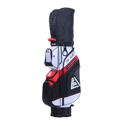 ASK ECHO T-Lock Golf Cart Bag, Quiet 14-Way Full-Length Divider - color: White