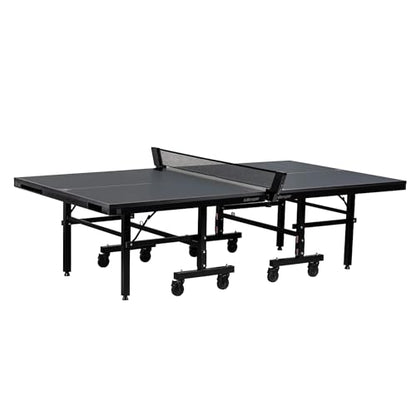 Killerspin MyT 415X Mega, Ping Pong Table, Foldable Table for Table Tennis, Portable Ping Pong Table Set with Built-in Paddle and Ball Storage, 18 mm MDF Board Pingpongball Table - color: Graphite