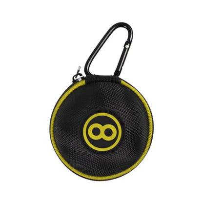 Scott Edward Billiard Cue Ball, Standard Table Practice Training Ball for America Pool Eight Balls 57.2mm/2.25in Diameter, Billiard Accessories,Carrying Case Holder - color: Yellow