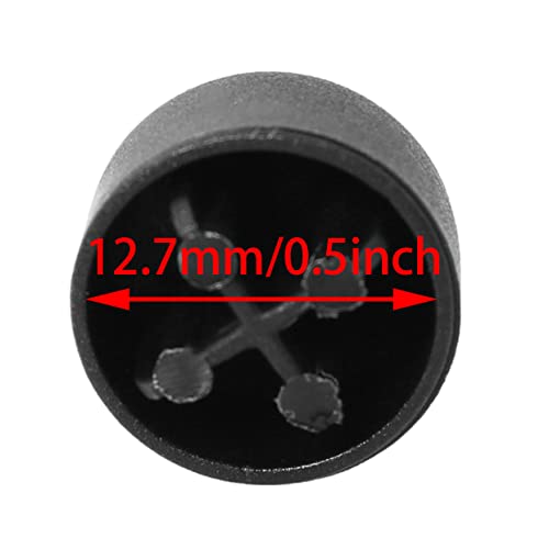 20PCS 12.7mm Foosball End Cap Foosball Table Rod Safety Rubber End Caps Flexible Pipe Post Rubber Cover Tip Protectors