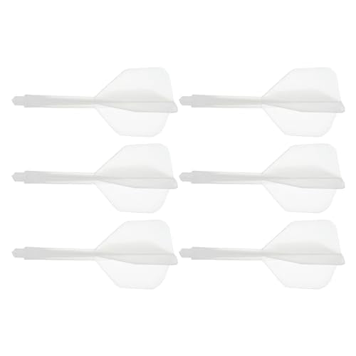 M METERXITY Integrated Dart Shaft and Flights- 2BA Screw in-one Dart Flight, Plastic Anti-Fall, Apply to Soft Tip Darts and Steel Tip Darts - color: Clear