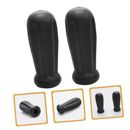 Vaguelly 2pcs Foosball Table Handle Grips Plastic Rod Safety End Caps for Table Soccer Foosball Handle Replacement Parts Compact Design for Use