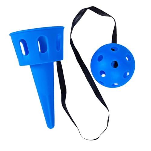 DYNWAVE Throw and Catch Set Sports and Toss Game Attention Fine Motor Skills Ball Catching Cup Ball Catch Game for Kids School Adults