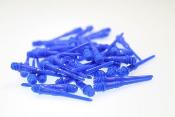 L-style Lstyle Lippoint USA Dart Tips – Blue | 2BA Soft Tip Point Replacements – 50 Pack - color: Blue
