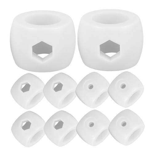 8pcs Foosball Goal Bar Stop Rings Plastic Positioner Table Football Accessories for Precise Control and Use in Football Games