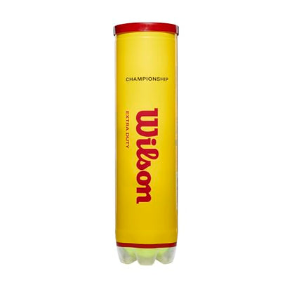 WILSON Championship Tennis Balls - size: Single Can (4 Balls), style: Extra Duty