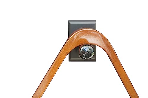 Standard Pool and Billiards Rack Wall Mount (Made In The USA) (Black) - color: Black