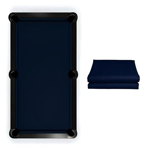 Empire USA - Billiard Worsted Speed Cloth（Felt） 7/8/9 FT - color: Navy Blue, size: 8ft