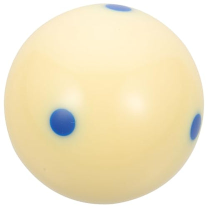 GALPADA Resin Dots Pattern Cue Ball for Training, Professional White Billiard Ball, American Pool Practice Accessory for Billiard Aiming Exercises and Home Use