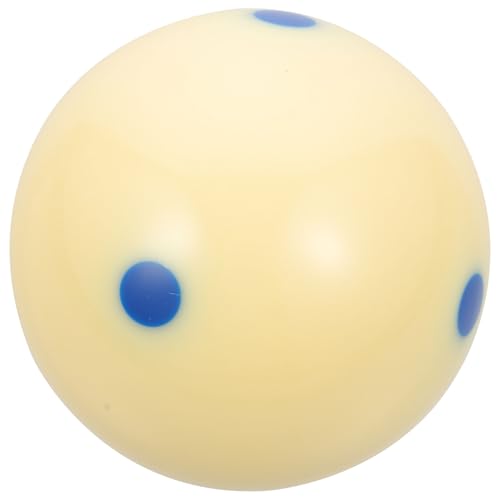 GALPADA Resin Dots Pattern Cue Ball for Training, Professional White Billiard Ball, American Pool Practice Accessory for Billiard Aiming Exercises and Home Use