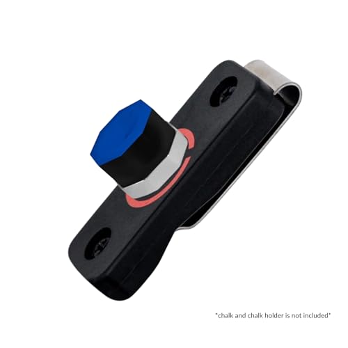 Beer City Billiards Magnetic Chalk Holder Clip - Super Strong Neodymium Belt Clip for Pool Chalk, Cue Chalk, Billiard Accessories - Fits All Magnetic Chalk Holders