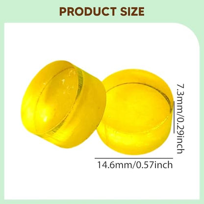 10 Pieces Break Jump Clear Cue Tip Billiard Pool Cue Tip Hard Professional Replacement for Player Billiard Beginners Snooker - color: yellow