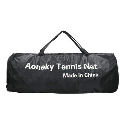 Aoneky Professional 42 FT Tennis Net Replacement, Heavy Duty #30 Twisted Polyethylene Net with Vinyl Coated Steel Cable for Outdoor Court, Backyard, Practice, Tournament Use
