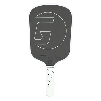 GAMMA RCF Obsidian Pickleball Paddle, Raw Carbon Fiber, 10mm, 13mm, and 16mm Options, Comfortable Molded Foam Handle, Sleak Design, Customizable Handle Weight System - style: Obsidian 13