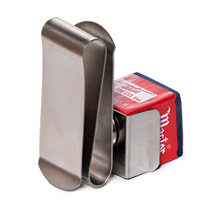 OKKO Metal Magnetic Billiard Pool Cue Chalk Holder + 1 pc of Master Chalk