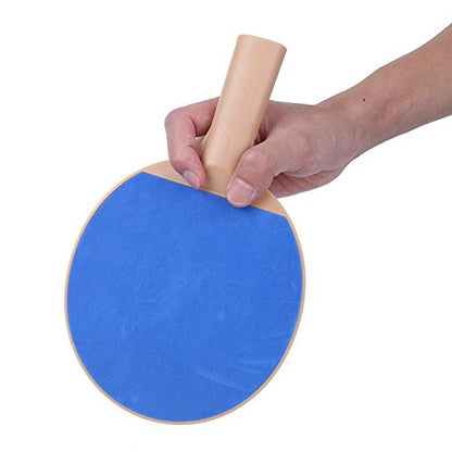 Table Tennis Paddle Kit Ecofriendly Plastic Elasticity Outdoor Children Practice Bat Set with 2 Rackets 2 Balls for Kids Beginners