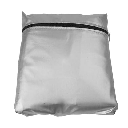 Table Tennis Table Cover 280x150cm, 210D Oxford Waterproof Protective Case Indoor Outdoor for Ping Pong Tables, Silver