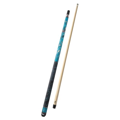 CUESOUL 19oz Pool Cue with Black case,13mm Tip,58inches Mythological Symbols Pattern 4 Styles - color: Blue Dragon