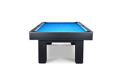 Regal Slate Billiard Pool Table with Professional 1" Thick 3 pcs Slate (Sleek Ebony, 7FT and 8FT) - size: 7FT Without Installation