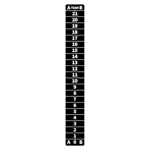 1 PC Cornhole Scoreboards Black, Magnetic Decal with Score Keepers for Corn Hole Boards, Scoreboard for Cornhole Game Easy to Install Keep Track of The Score - style: 1 Scoreboard - vertical