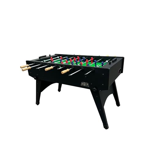 KICK Dreamfyre 55" Foosball Table – Professional Full-Size Indoor Game Table - color: Black