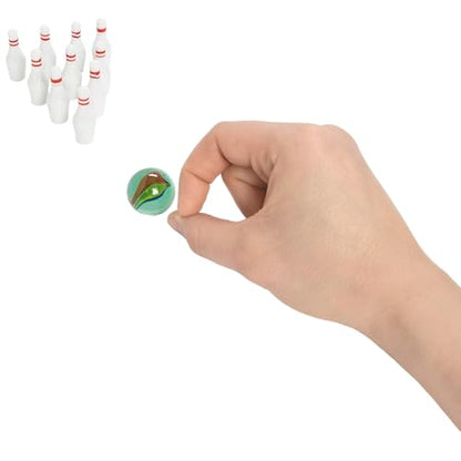 Assorted Plastic Play On Mini Bowling Sets (6 Sets) - Fun Designs, Perfect for Indoor Play, Party Favor, Birthdays, and More