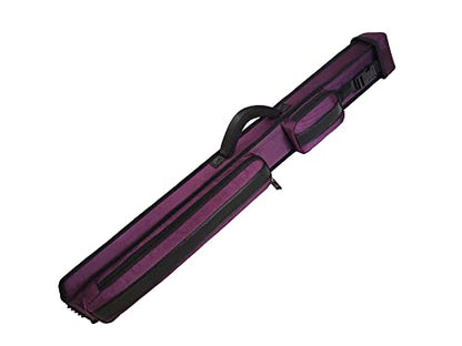Champion 2X2,2X3,3X4 Nylon/Leatherette Billiard Pool Cue Stick Hard Case - color: Purple, size: 3X4 pool case