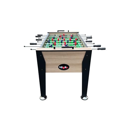 KICK Hades 55" Foosball Table – Professional Full-Size Indoor Game Table - color: Brown