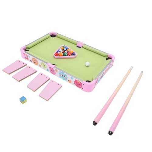 Alomejor Kids Interactive Educational Portable Pool Table Large Size, Compact Travel Friendly Billiards Set for Family Bonding, Safe Material Construction for Children Desktop Game