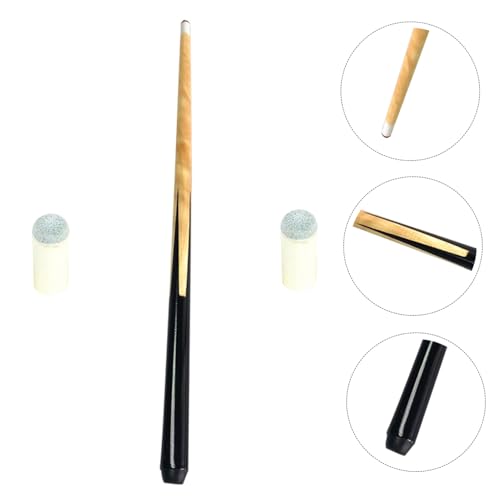 Short Pool Cue Stick Billiard Cue Rod for Tight Spaces Hardwood Pool Table Stick for Beginners Learning Billiards at Home