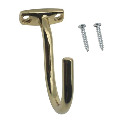 FDXGYH 1pcs Golden Billiard Table Board Cue Holder with 1 Hook for Accessories Storage