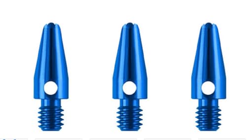 US Darts Blue Mini (Micro) Aluminum Dart Shafts - 3 Sets (9 shafts), 2BA + O'rings - 3/4 in