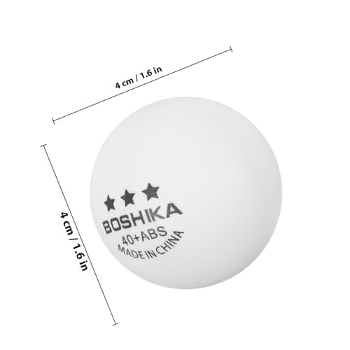 Holibanna 10-Pack Table Tennis Balls White Pong Balls for Training and Games Sturdy and High-Performance Suitable for School and Gym Use