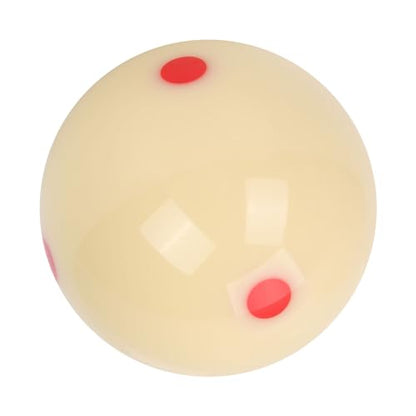 Yosoo Health Gear White 2 1/4' Dot Spot Pool Ball, 5.72cm Billiard Training Cue Ball, 169g, 1 Pack