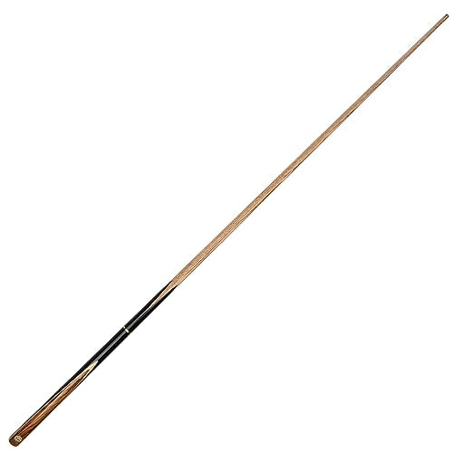 57" 3/4 Jointed Billiard/Pool/Snooker Cue Set 5 Face-Spliced Ash Shaft with A Leather Cue Case - color: Burl Butts