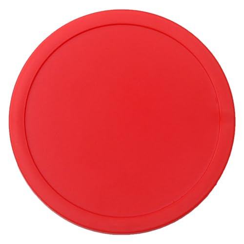 5Pcs 3inch Round Air Ice Hockey Pucks Air Hockey Replacement Pucks Heavy Hockey Tables Pucks Easy to Use Easy to Use - color: Red