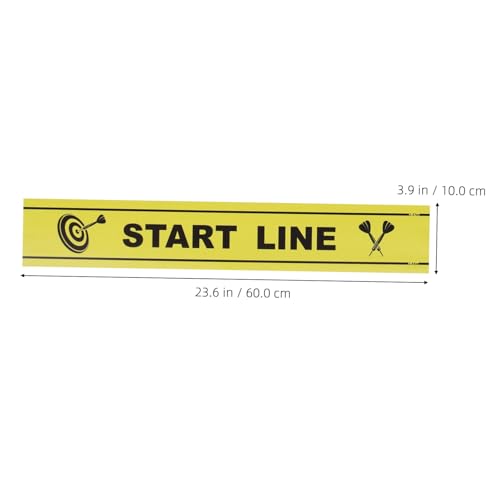 Toddmomy Game Throw Notice Marker Dart Floor Markings Line Marker Game Supplies