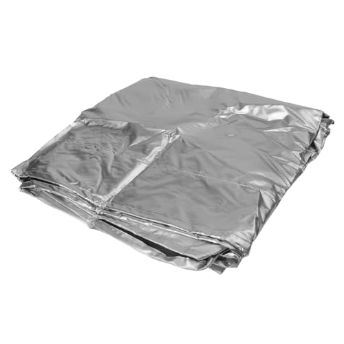 Table Tennis Table Cover 280x150cm, 210D Oxford Waterproof Protective Case Indoor Outdoor for Ping Pong Tables, Silver