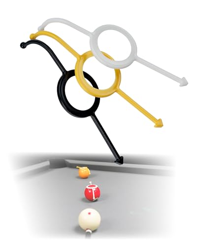 CRICAL 3-Pack Billiards Aiming Trainer, Pool Cue Aiming Aid for Precision Practice and Skill Development, Designed for Beginners and All Players Practicing Pool