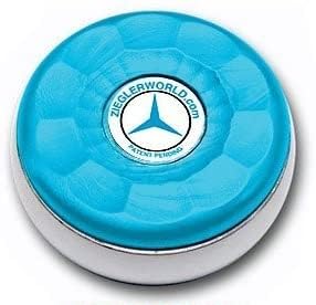 Zieglerworld Premium Table Shuffleboard Puck Weights Large Size 2 5/16 Available in 21 Colors + Booklet - 4 Pack - color: Ocean Blue