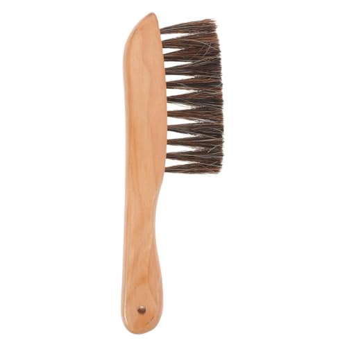 Pool Table Brush Soft Horsehair Billiard Table Cleaning Brush with Handle for Felt Surface Pool for Home Bar Game Rooms Billiards Accessories