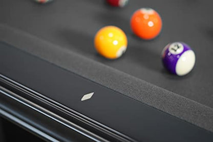 Empire USA - Corona Slate Pool Table W/Premium Billiards Accessories - (7FT and 8FT,Stain Black) - size: 8FT Without Installation