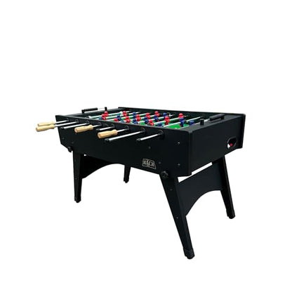 KICK Dreamfyre 55" Foosball Table – Professional Full-Size Indoor Game Table - color: Black