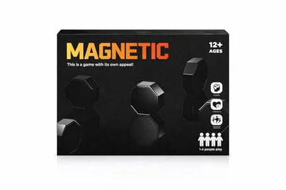 New Premium Magnetic Chess Board Game | Adjustable String, Large & Powerful Magnets | Portable Chess Set for Family, Travel, Camping & Parties, Kids & Adults (Black) - color: Black