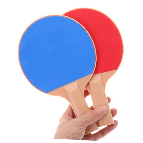 Mikikit Elastic Pong Racket Table Tennis Bat Kit Pong Paddle Set Plastic Elastic Outdoor Play