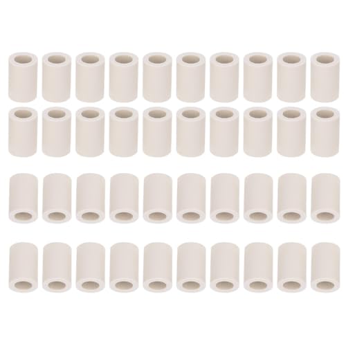 40 Pcs 13mm Pool Cue Ferrules – Fiber Billiard Cue Ferrules Slip on Snooker Pool Stick Tips Replacement Parts - size: 0.8"
