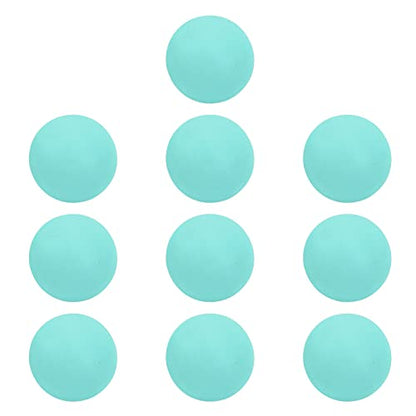 Drfeify EVA Foam Balls, 10pcs 65mm Soft Practice Balls with High Hit and Abrasion Resistance for Indoor Outdoor Training, Kids and Pets Play - color: Lake Blue