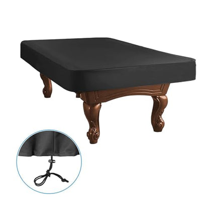 ZJchao Pool Table Cover, Billiard Pool Table Cover, Pool Table Accessories Billiards Pool Accessories Oxford Cloth with PVC Coating Watertight and Silver Coated, for Billiards (S) - size: Small