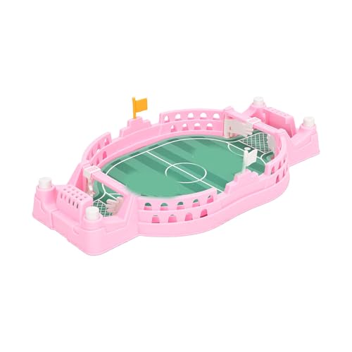 Success Soccer Game Board, Parent Child Interactive Foosball Tabletop, Mini Football Game for Kids Ages 3+ Years Old, Portable Travel Toy for Family Bonding - color: Pink