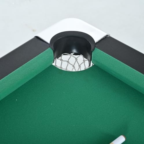 6ft Foldable Pool Table for Home, Billiard Game Table with Accessories, Compact Indoor Sports Entertainment for Family Kids Adults